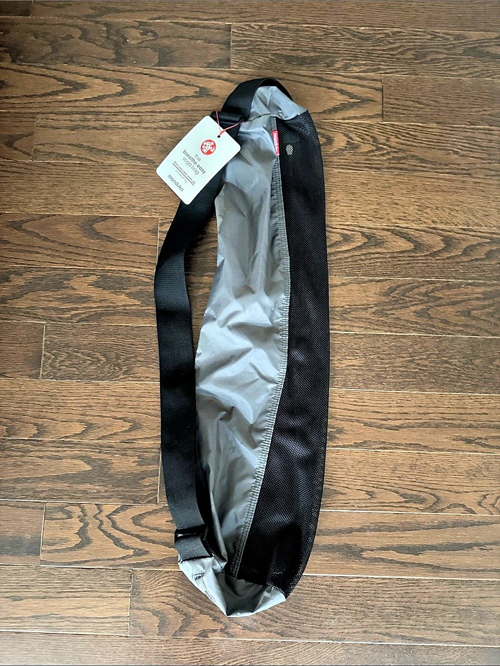 manduka The Breathe Easy Yoga Bag Black & Gray